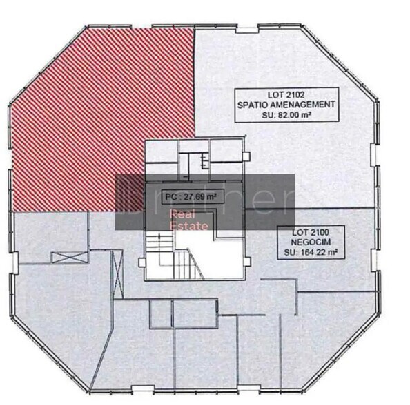 Office in Bruges for lease - Floor Plan - Image 2 of 2