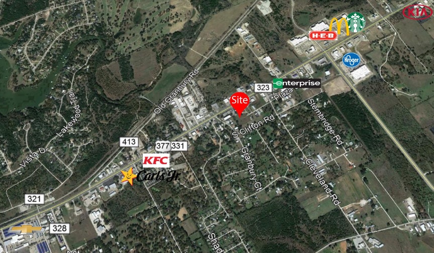 1.5 Acres Off East Hwy 377 And Grandbury Ct, Granbury, TX for sale - Aerial - Image 2 of 4