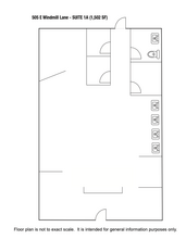 445-525 E Windmill Ln, Las Vegas, NV for lease Floor Plan- Image 2 of 2