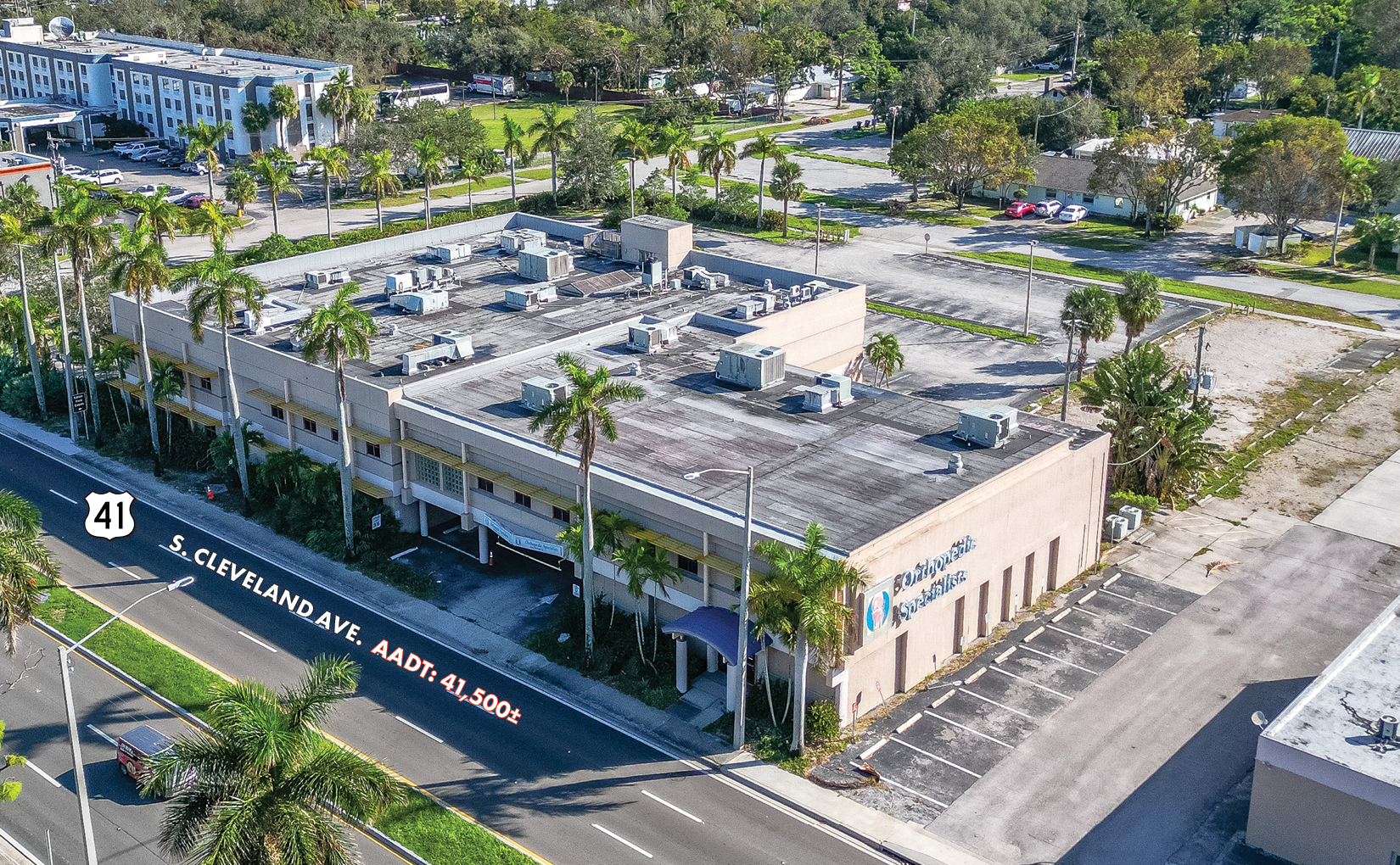 2531 S Cleveland Ave, Fort Myers, FL for sale Aerial- Image 1 of 13