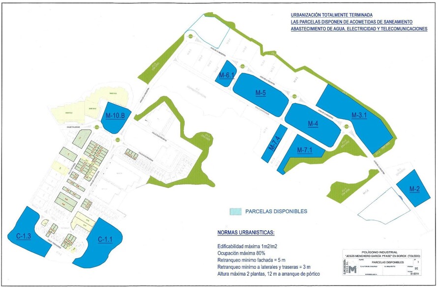 Polígono Jesús Menchero, Fase 1, Borox, Toledo for sale - Floor Plan - Image 2 of 2