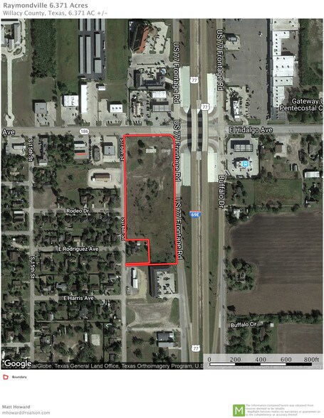 Highway 77 At Hidalgo Street, Raymondville, TX for sale - Building Photo - Image 1 of 1