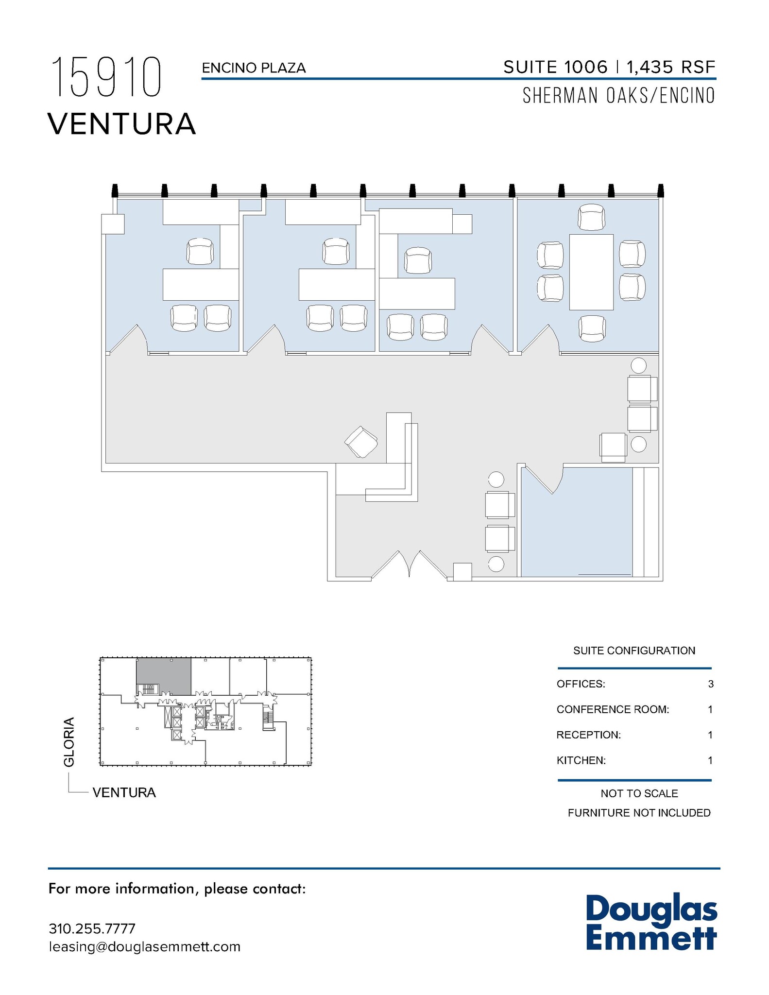 15910 Ventura Blvd, Encino, CA for lease Floor Plan- Image 1 of 1