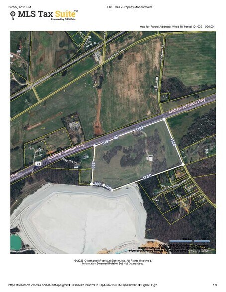 0 Andrew Johnson Hwy, New Market, TN for sale - Plat Map - Image 1 of 19