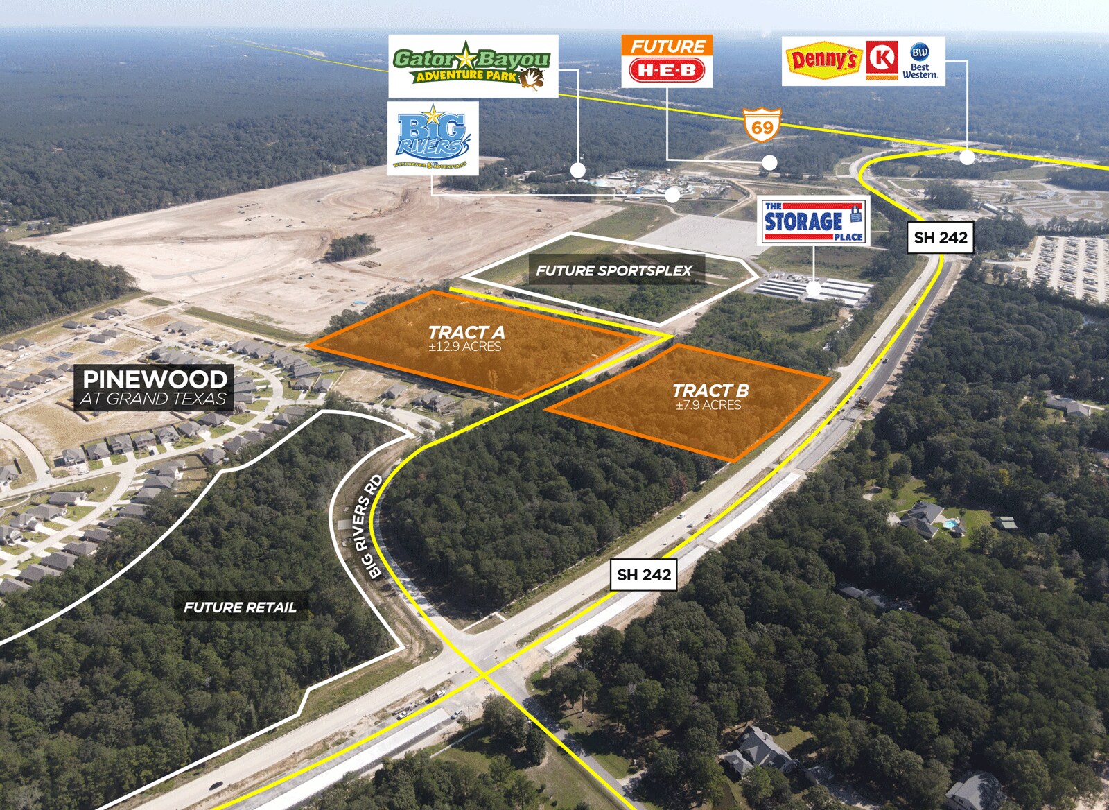 SH 242 & HWY 59, New Caney, TX 77357