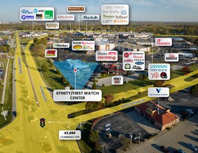 4541 Illinois Rd, Fort Wayne, IN - Aerial  map view - Image1