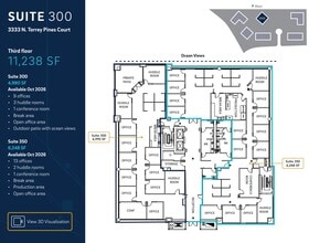 3333 N Torrey Pines Ct, La Jolla, CA for lease Floor Plan- Image 1 of 1
