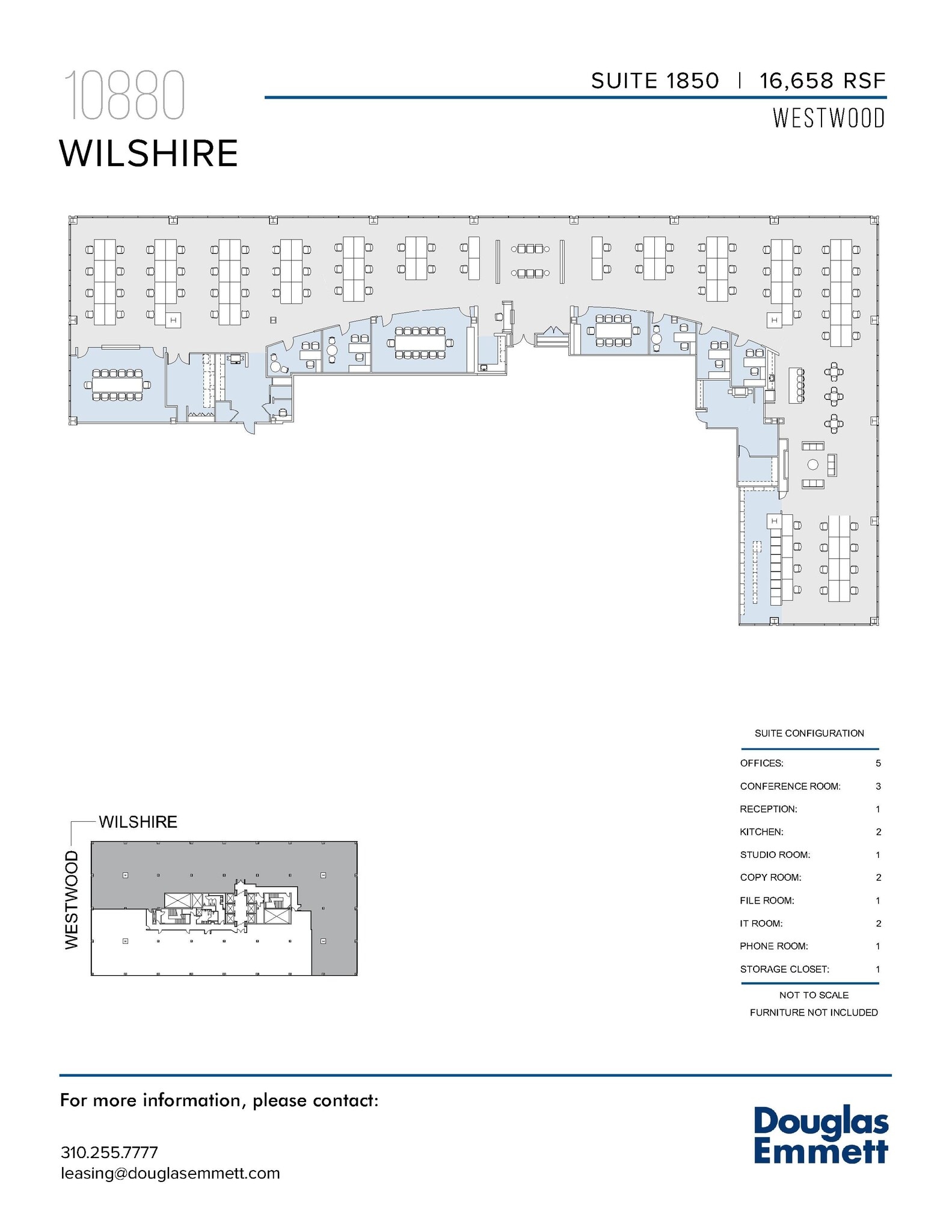 10880 Wilshire Blvd, Los Angeles, CA for lease Floor Plan- Image 1 of 1