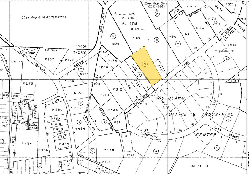 14650 Southlawn Ln, Rockville, MD for lease - Plat Map - Image 2 of 6