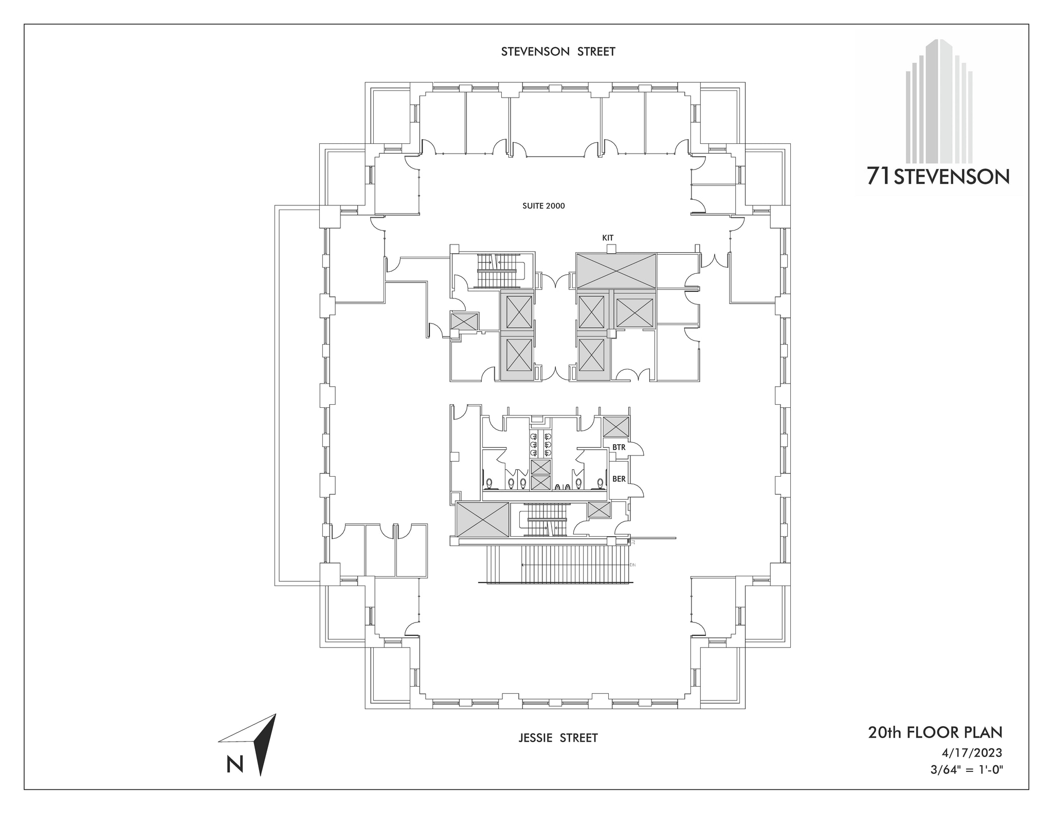 71 Stevenson St, San Francisco, CA for lease Floor Plan- Image 1 of 1