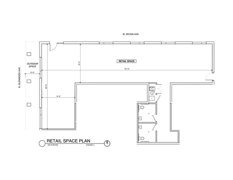 1355 W Devon Ave, Chicago, IL for lease - Site Plan - Image 3 of 3