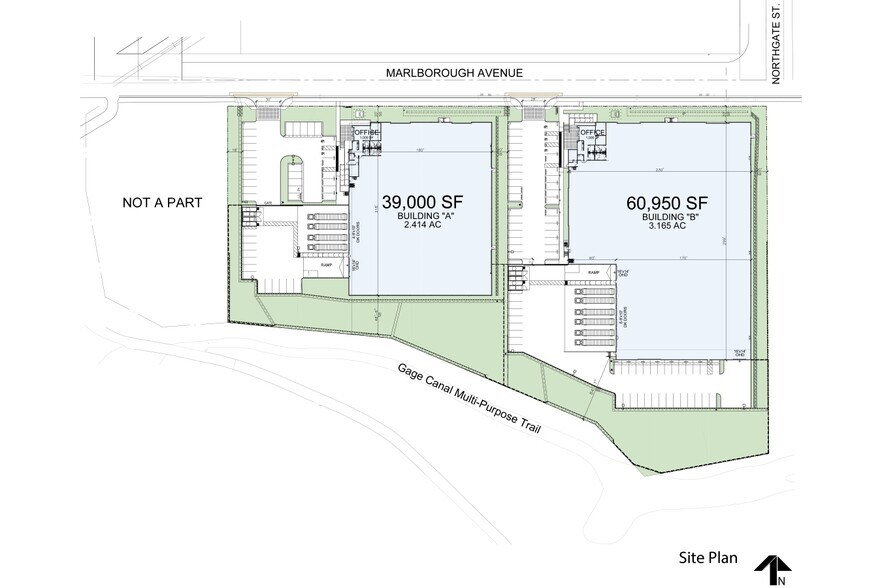 980 Marlborough ave, Riverside, CA for lease - Site Plan - Image 3 of 3