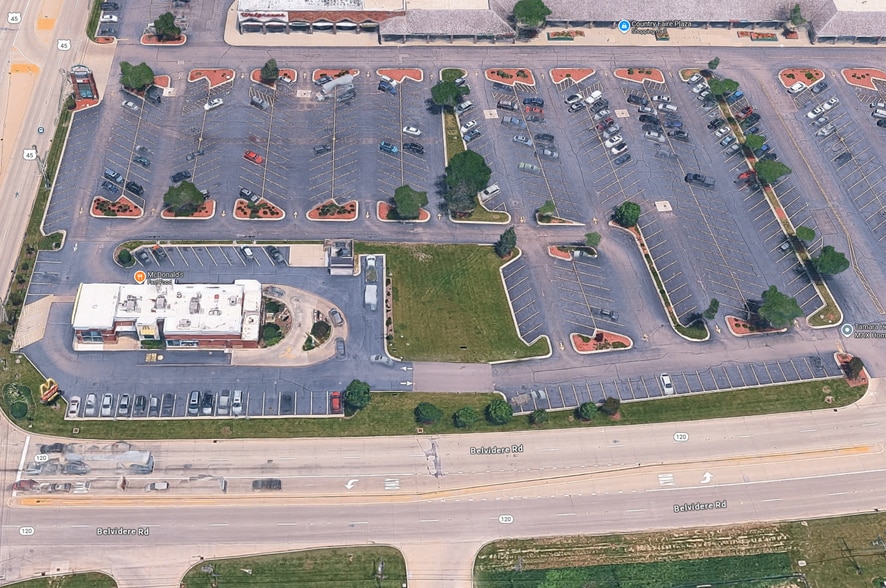 1816 E Belvidere Rd, Grayslake, IL for lease - Aerial - Image 1 of 1