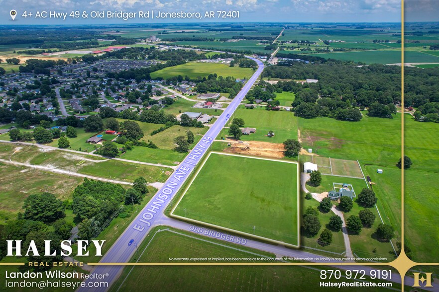 Hwy 49 and Old Bridger Road, Jonesboro, AR for sale - Building Photo - Image 2 of 5
