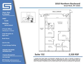 1010 Northern Blvd, Great Neck, NY for lease Floor Plan- Image 1 of 1