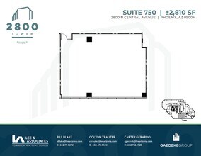 2800 N Central Ave, Phoenix, AZ for lease Floor Plan- Image 1 of 1