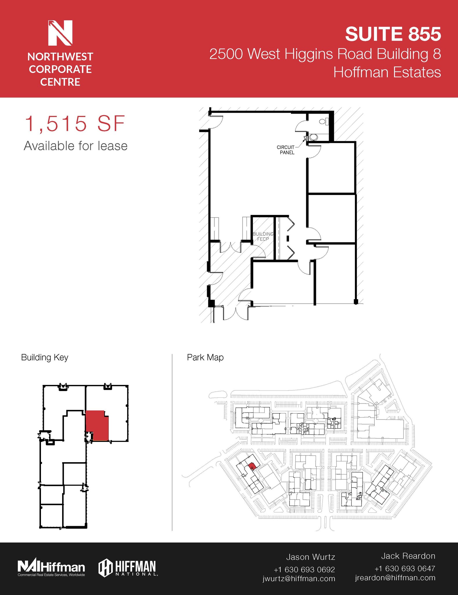 2500 W Higgins Rd, Hoffman Estates, IL for lease Floor Plan- Image 1 of 1