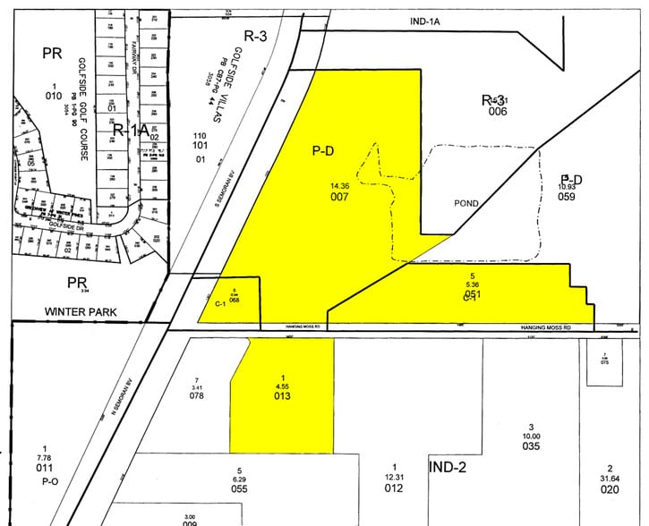 1025 S Semoran Blvd, Winter Park, FL for lease - Plat Map - Image 3 of 47