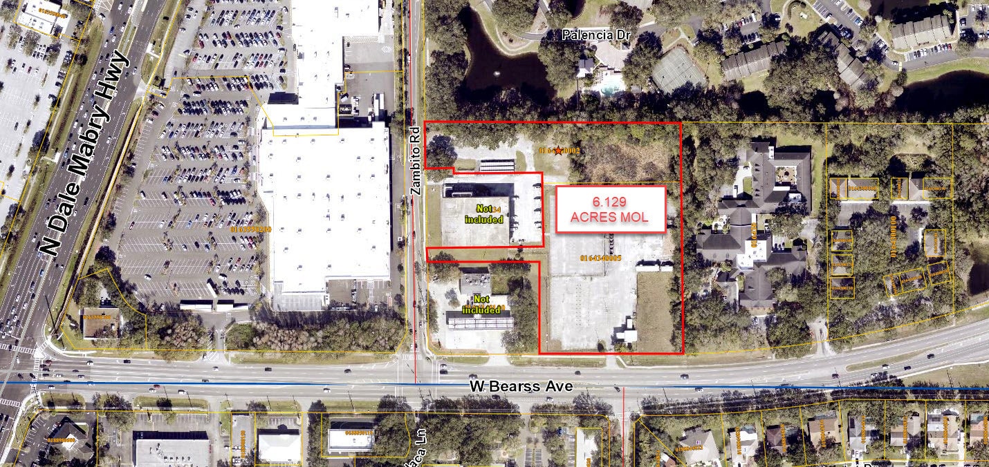 3601 Bearss ave, Tampa, FL for lease Aerial- Image 1 of 4