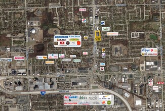 3614-3674 Rochester Rd, Troy, MI - Aerial map view