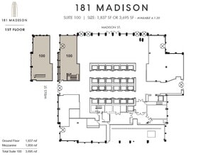 181 W Madison St, Chicago, IL for lease Floor Plan- Image 1 of 1