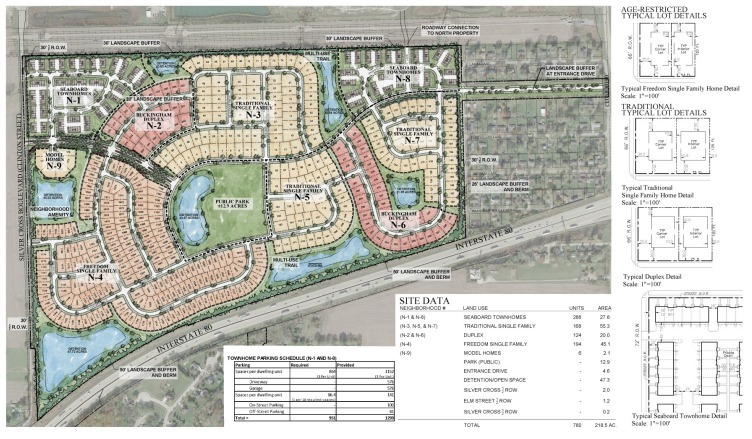 Silver Cross Blvd, New Lenox, IL for sale - Site Plan - Image 3 of 3