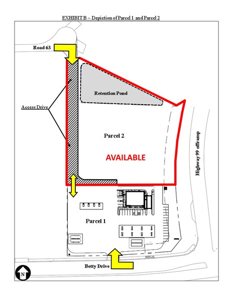 Retail Land: CA-99/Betty Dr ±7.98 Acres portfolio of 3 properties for sale on LoopNet.com - Building Photo - Image 3 of 5