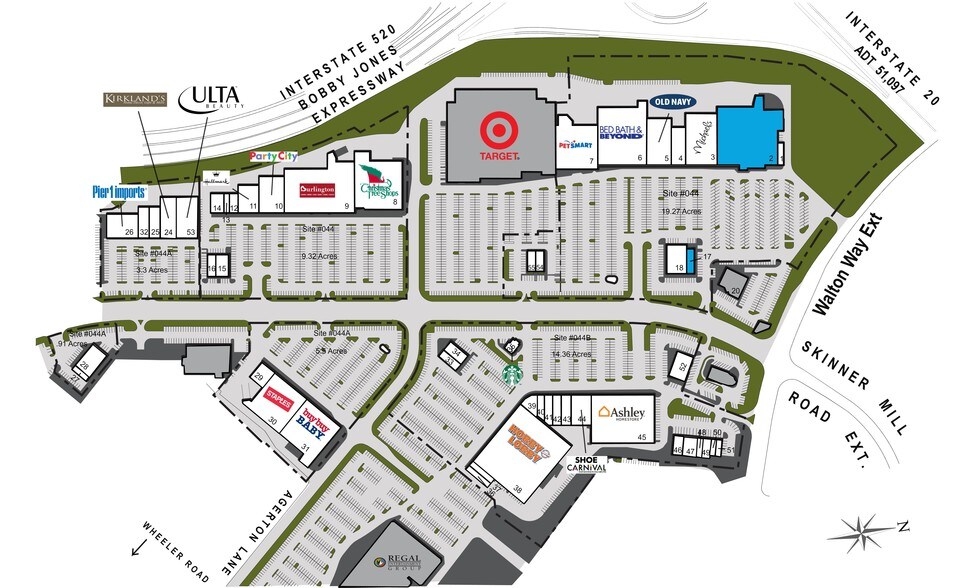 215-217 Robert C Daniel Jr Pky, Augusta, GA for sale - Site Plan - Image 1 of 1