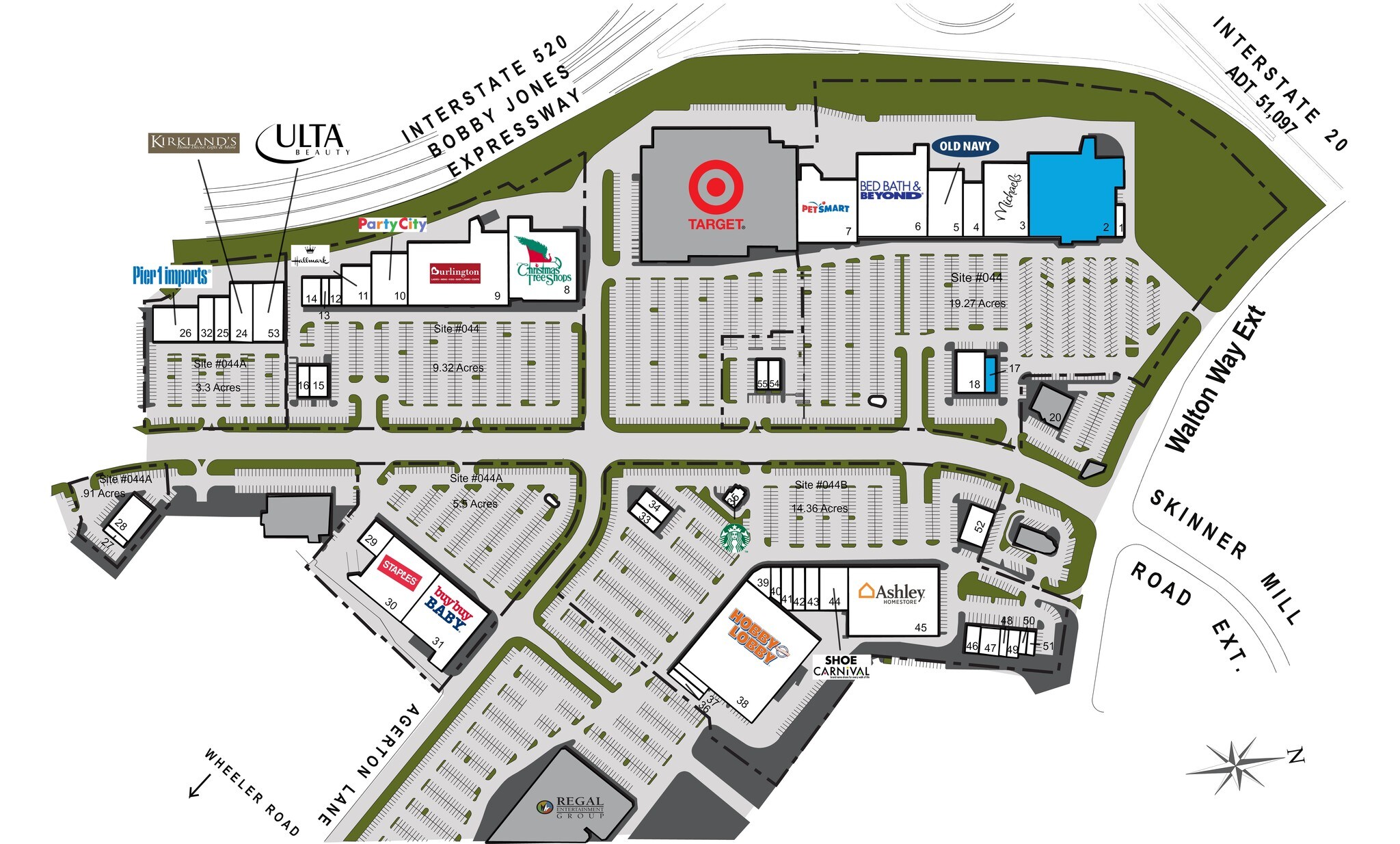 215-217 Robert C Daniel Jr Pky, Augusta, GA for sale Site Plan- Image 1 of 1