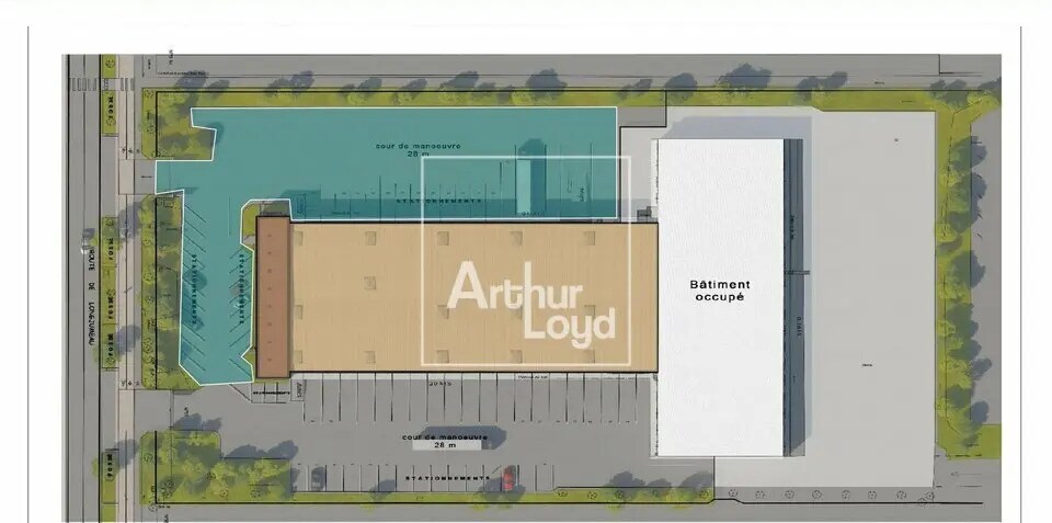 Industrial in Chilly-Mazarin for lease Site Plan- Image 1 of 4