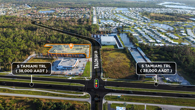 6040 Talon Bay Dr, North Port, FL - aerial  map view - Image1