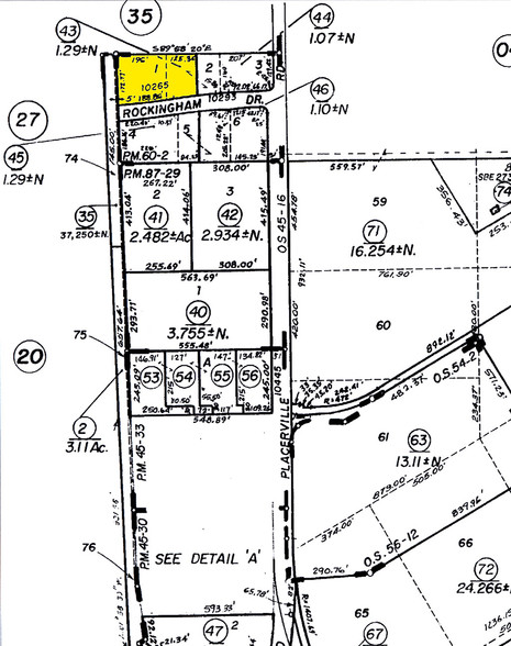 10265 Rockingham Dr, Rancho Cordova, CA for lease - Plat Map - Image 2 of 15