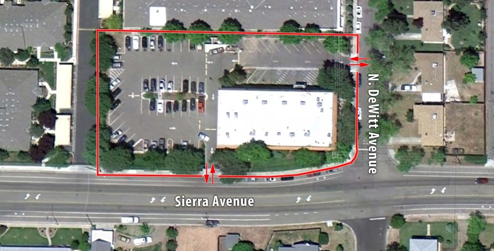 20 N Dewitt Ave, Clovis, CA for lease - Aerial - Image 3 of 11