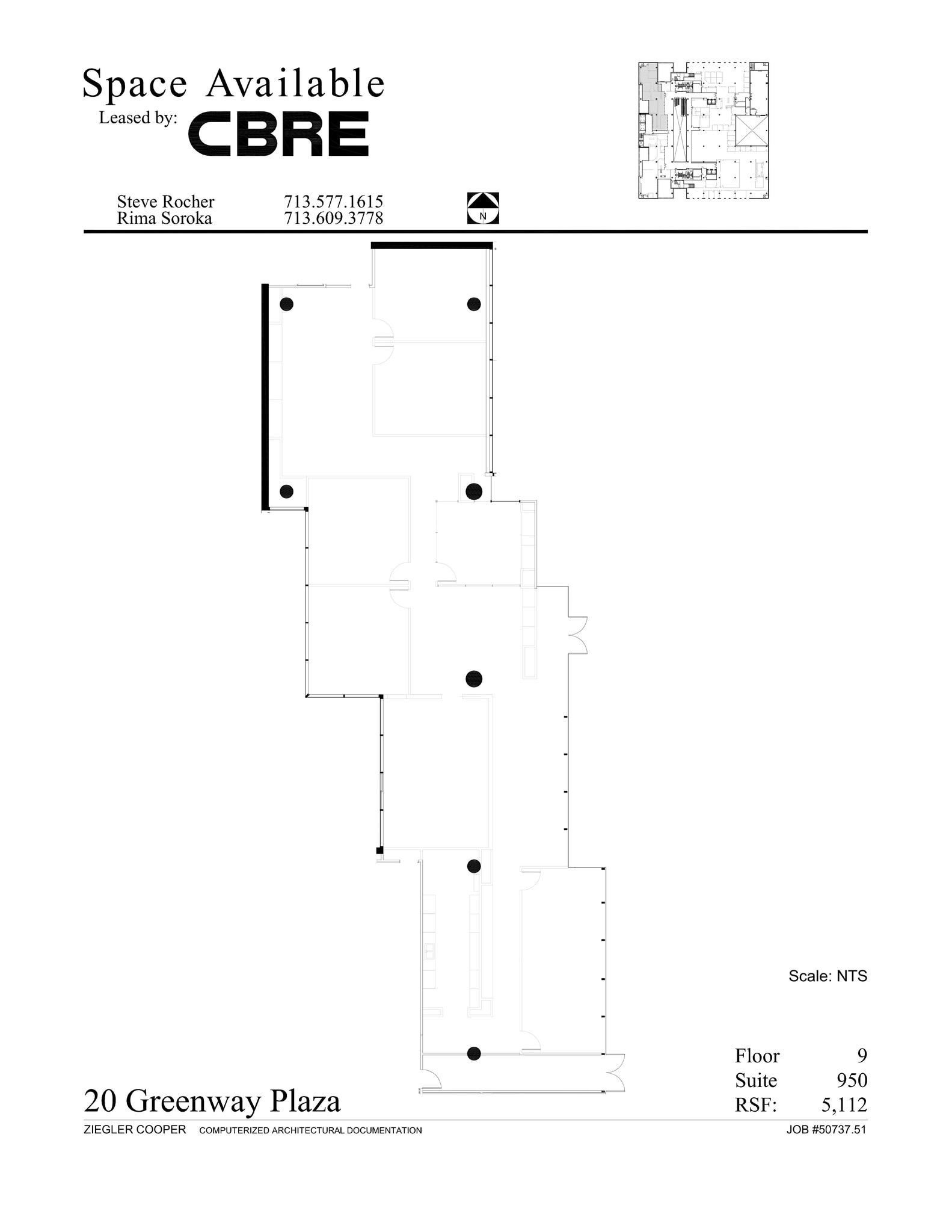 20 Greenway Plz, Houston, TX for lease Site Plan- Image 1 of 1