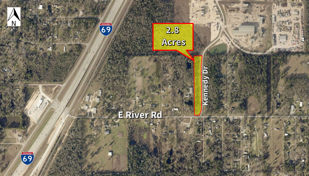 E River Rd & Kennedy Dr, Splendora, TX for sale - Aerial - Image 1 of 1