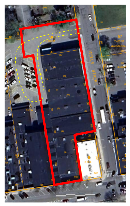 114 Main St, Greenfield, MA for sale Aerial- Image 1 of 4