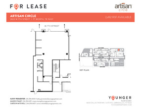 2973 W 7th St, Fort Worth, TX for lease Floor Plan- Image 1 of 6