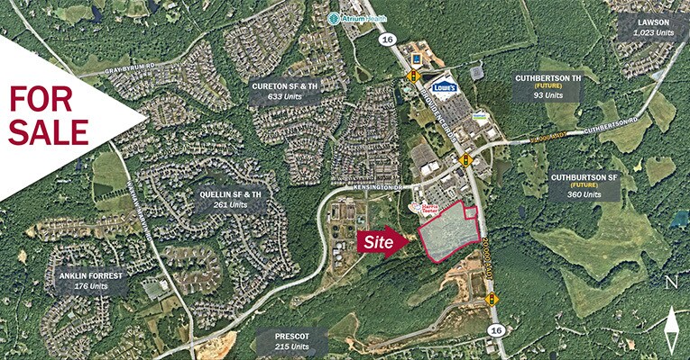 Cureton Parkway, Waxhaw, NC for sale - Aerial - Image 1 of 1