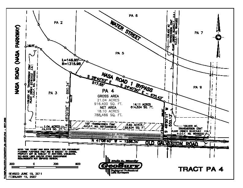 Nasa Pkwy Bypass & Nasa Rd 1, Webster, TX for sale Plat Map- Image 1 of 1