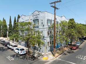 1000 N Serrano Ave, Los Angeles, CA - aerial  map view