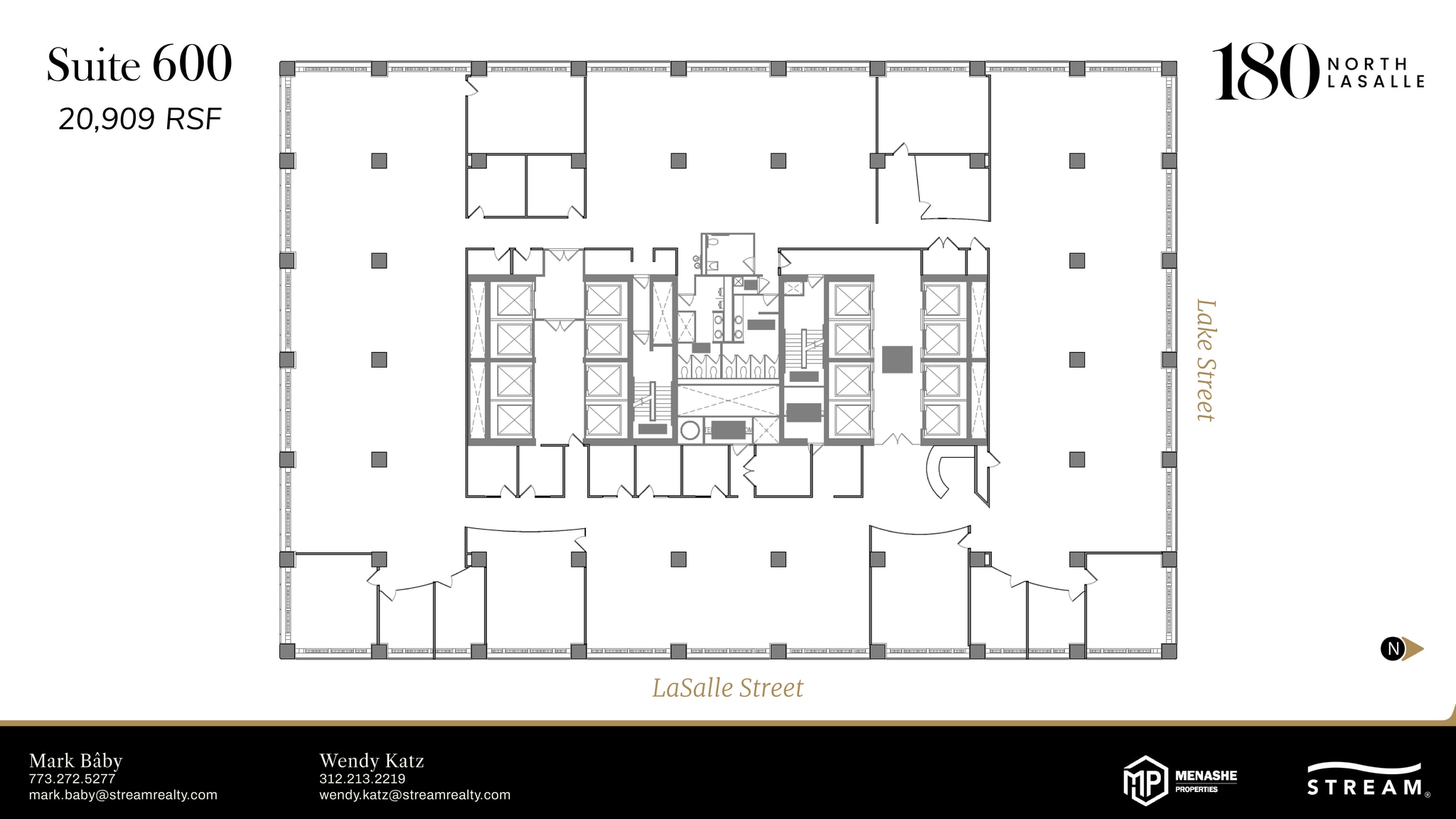 180 N LaSalle St, Chicago, IL for lease Floor Plan- Image 1 of 1
