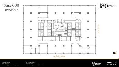 180 N LaSalle St, Chicago, IL for lease Floor Plan- Image 1 of 1