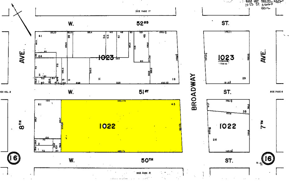 1633 Broadway, New York, NY for lease - Plat Map - Image 2 of 20