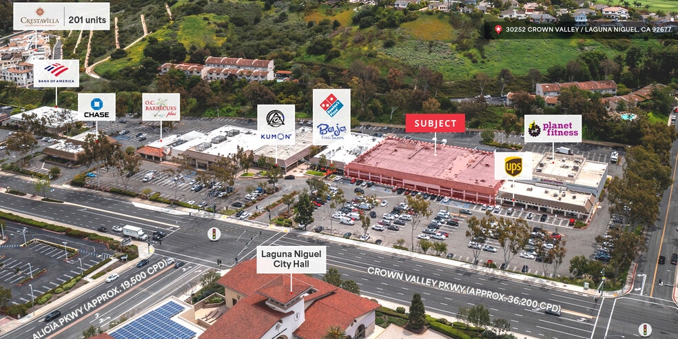30242-30260 Crown Valley Pky, Laguna Niguel, CA for lease - Building Photo - Image 1 of 7