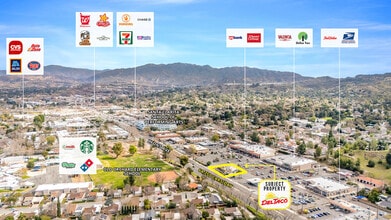 23650 Lyons Ave, Santa Clarita, CA - AERIAL  map view