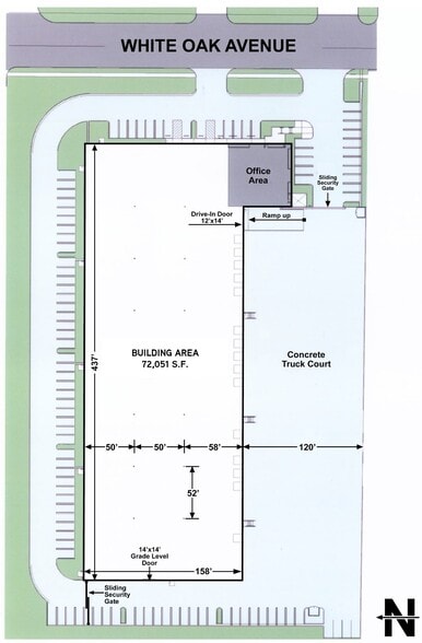 8700 White Oak Ave, Rancho Cucamonga, CA for lease - Floor Plan - Image 2 of 7