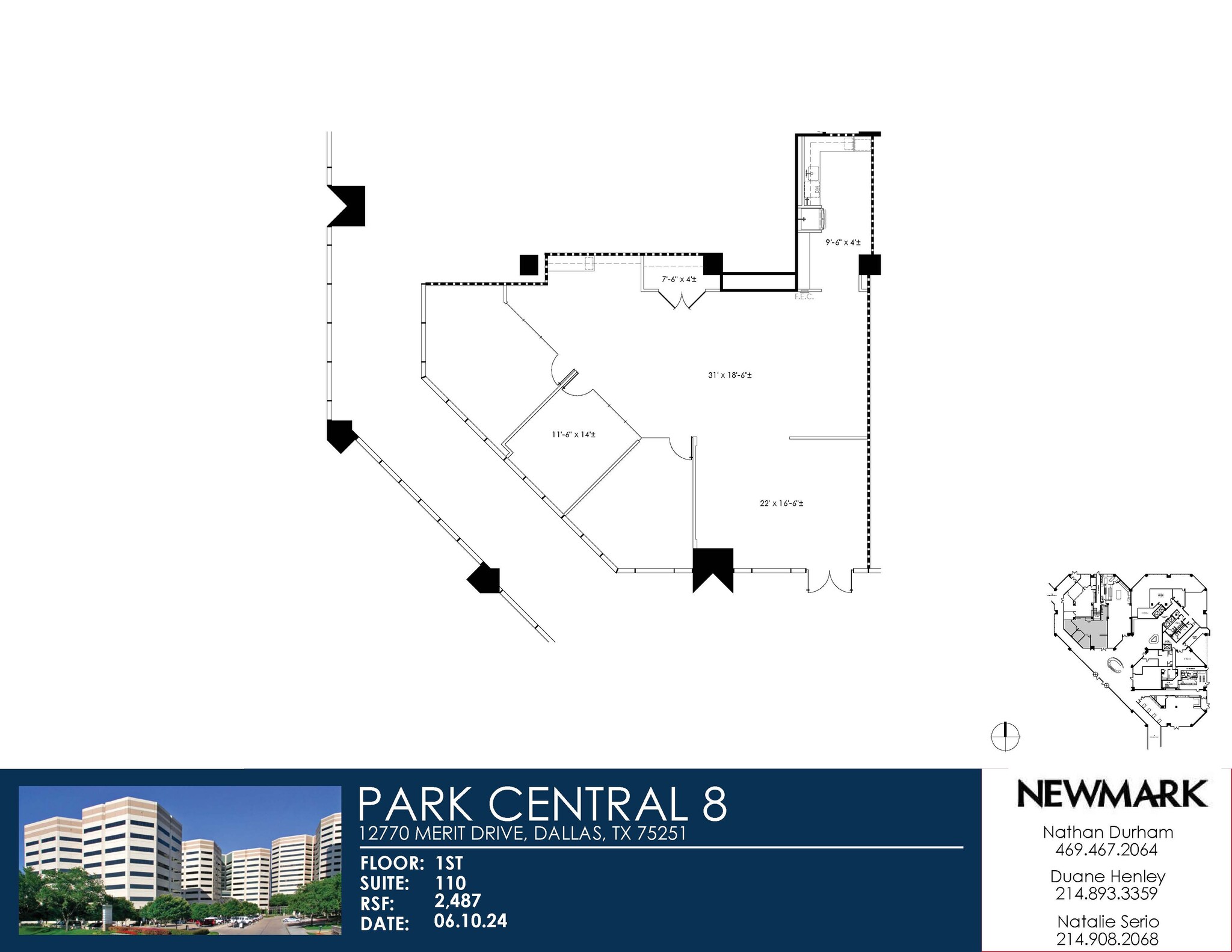 12750 Merit Dr, Dallas, TX for lease Floor Plan- Image 1 of 1