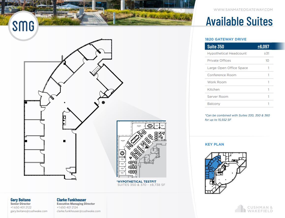 1800 Gateway Dr, San Mateo, CA for lease Floor Plan- Image 1 of 1