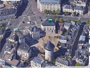 Rouen - Aerial map view