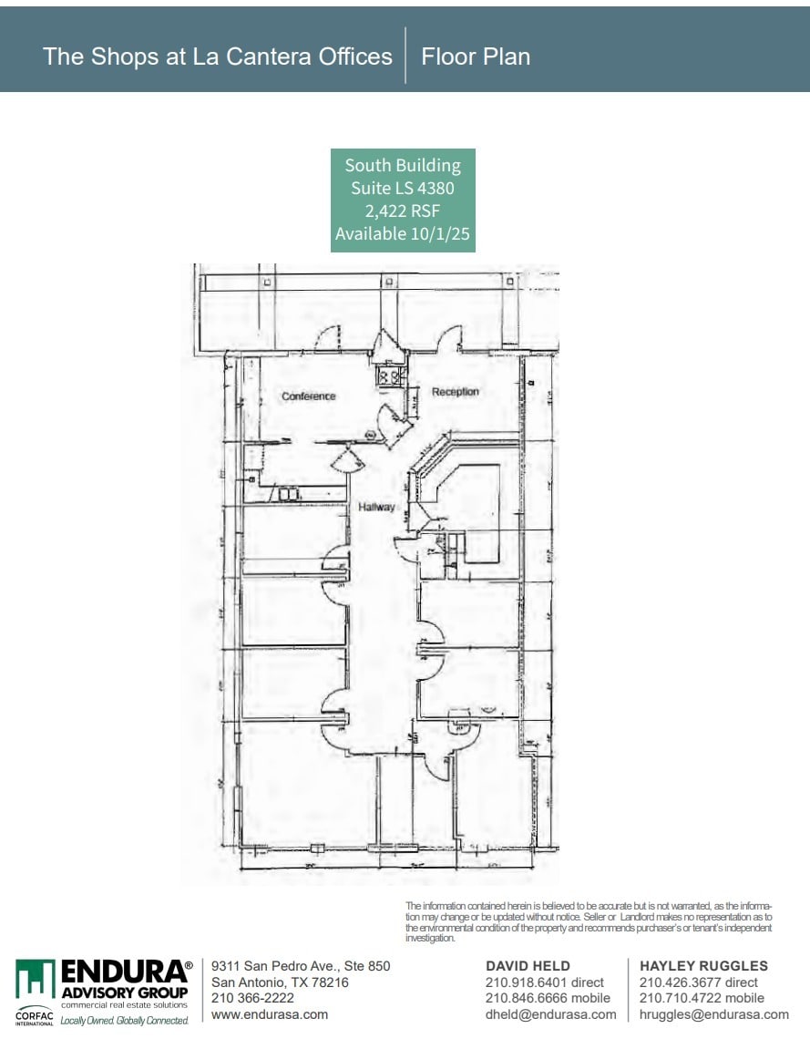 15900 La Cantera Pky, San Antonio, TX for lease Floor Plan- Image 1 of 1